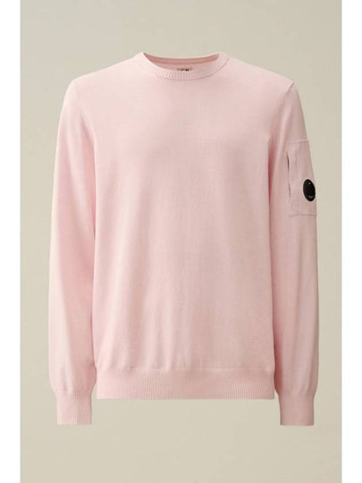 Cotton Crepe Knit Top Pink - CP COMPANY - BALAAN 2