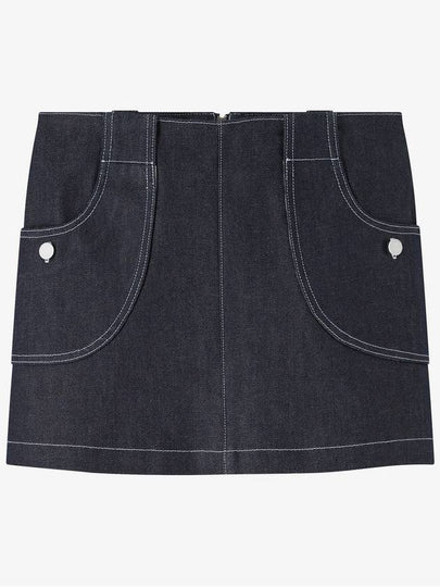 Women's Samantha A-Line Skirt Navy - A.P.C. - BALAAN 2