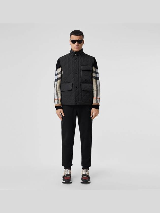 Diamond Quilted Thermoregulated Vest Black - BURBERRY - BALAAN 2