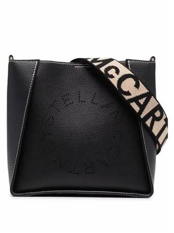 Stella Logo Shoulder Bag Black - STELLA MCCARTNEY - BALAAN 1