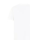 Logo Crew Neck Short Sleeve T-Shirt White - MONCLER - BALAAN 4