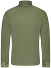 Men's Chrome R Over Shirt Zip Up Jacket Green - CP COMPANY - BALAAN 4