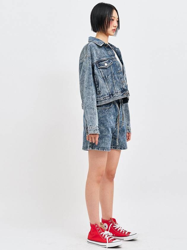 Jinro Cropped Denim Jacket Set - C WEAR BY THE GENIUS - BALAAN 4