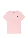 Boke Flower Patch Short Sleeve T-Shirt Pink - KENZO - BALAAN 1