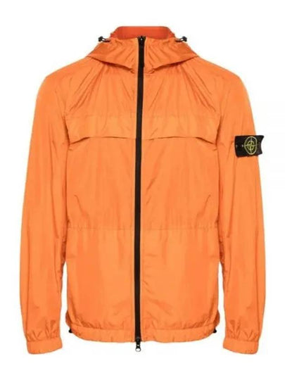 Crinkle Reps Hooded Jacket Orange - STONE ISLAND - BALAAN 2