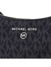 Jet Set Charm Logo Monogram Print Shoulder Bag Black - MICHAEL KORS - BALAAN 8