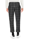 turn up black check pants - NEIL BARRETT - BALAAN 3