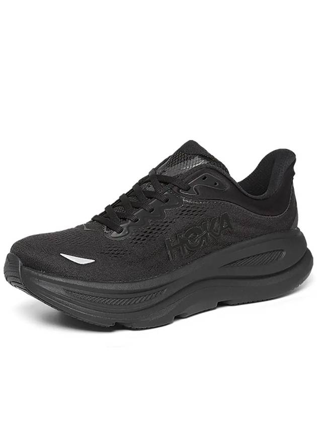 Bondi 9 Low Top Sneakers Black - HOKA ONE ONE - BALAAN 4