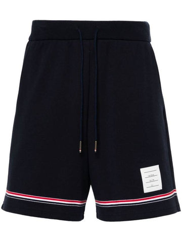 Thom Browne Shorts Blue - THOM BROWNE - BALAAN 1