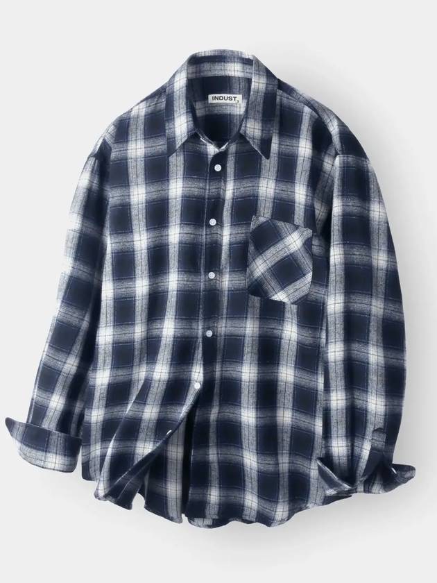 Cloud multi check shirt navy - INDUST - BALAAN 4