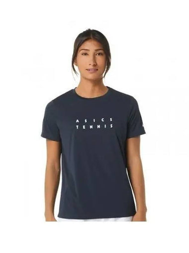 Women s Coat Graphic Tee 2042A259400 Short Sleeve Round T Shirt - ASICS - BALAAN 1