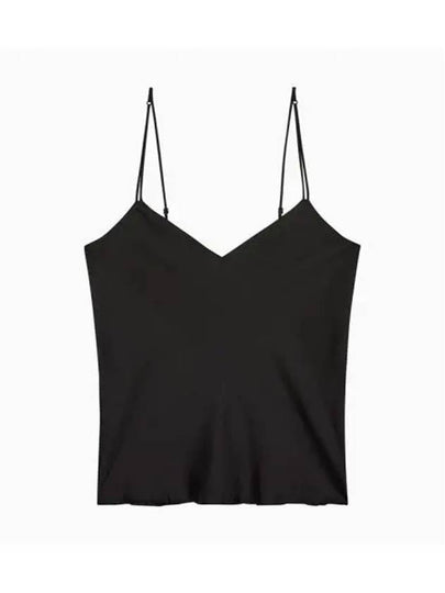 Satin Thin Cami Black - CALVIN KLEIN - BALAAN 2