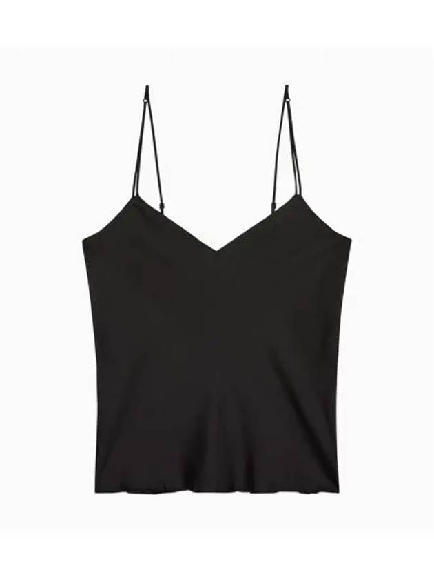 Satin Thin Cami Black - CALVIN KLEIN - BALAAN 2