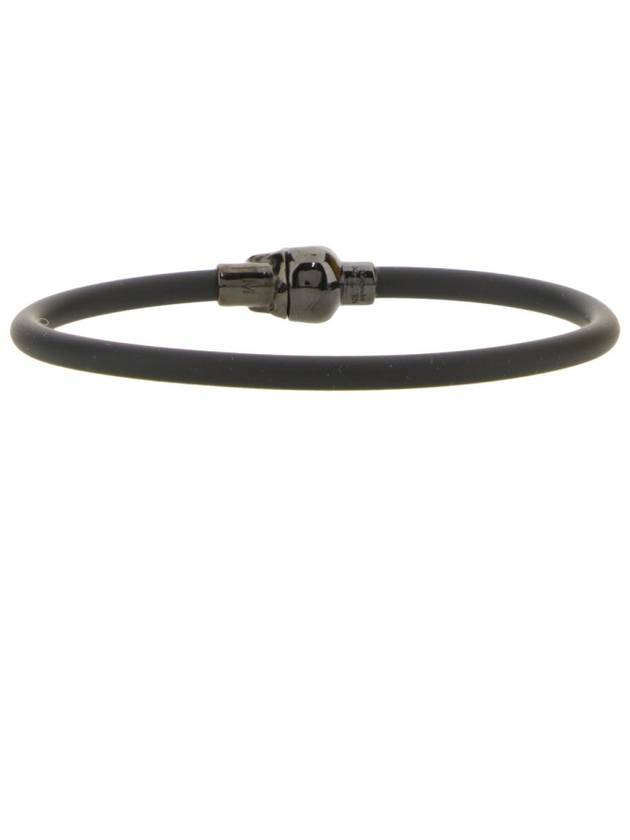 Skull Rubber Bracelet Black - ALEXANDER MCQUEEN - BALAAN 7