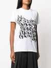 Women's Logo Printing Short Sleeve T-Shirt White S29GC0287 S22816 100 - MAISON MARGIELA - BALAAN 3