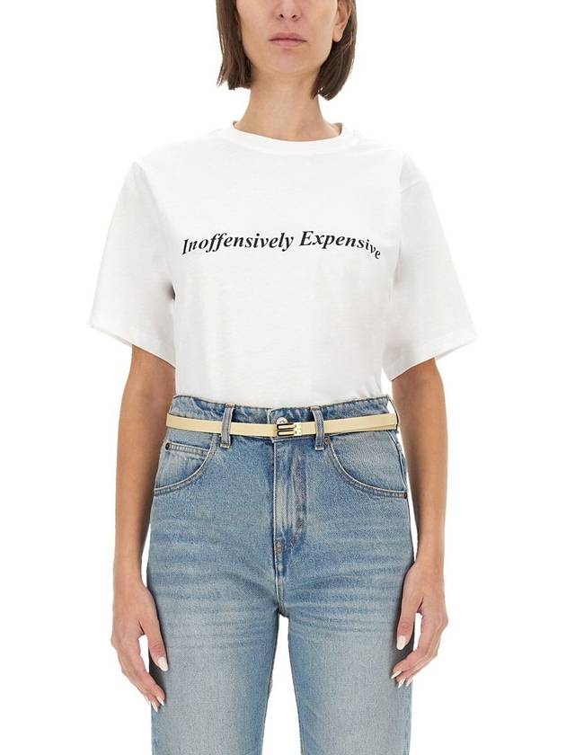 Victoria Beckham "Slogan" T-Shirt - VICTORIA BECKHAM - BALAAN 1