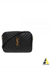 Lou Logo Quilting Cross Bag Black - SAINT LAURENT - BALAAN 2