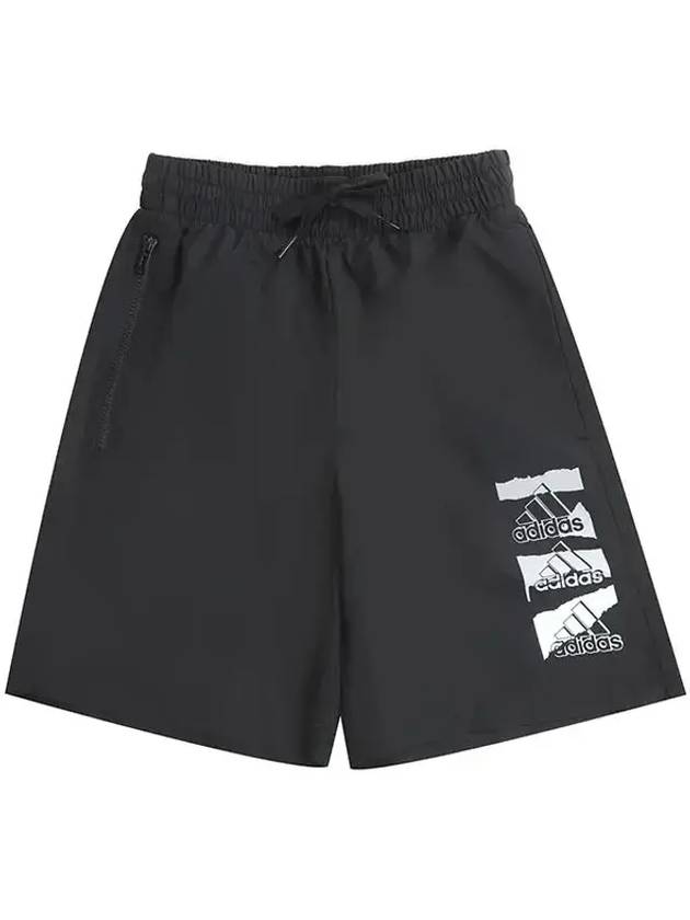 Essentials BrandLove Chelsea Woven Shorts Black - ADIDAS - BALAAN 1