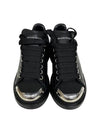 571029 WHQYW 1081 Oversole Sneakers Black - ALEXANDER MCQUEEN - BALAAN.