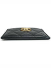 CC Logo Pop Inside Gold Caviar Card Wallet Black - CHANEL - BALAAN 5