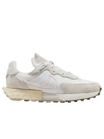 Women's Fontaka Waffle Low Top Sneakers White Phantom - NIKE - BALAAN 1