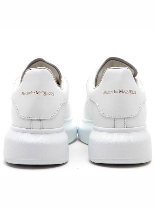 Oversized Leather Low Top Sneakers White - ALEXANDER MCQUEEN - BALAAN 6