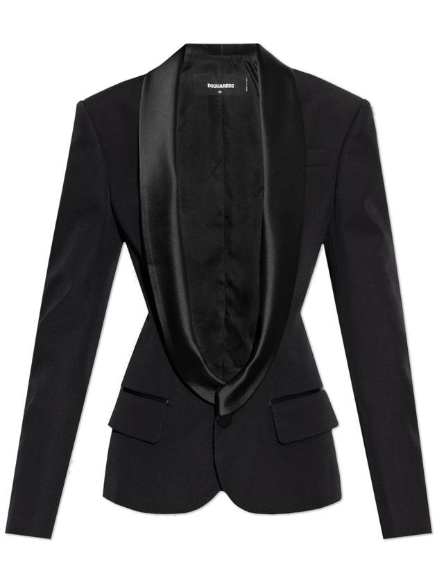 Dsquared2 Wool Blazer, Women's, Black - DSQUARED2 - BALAAN 1