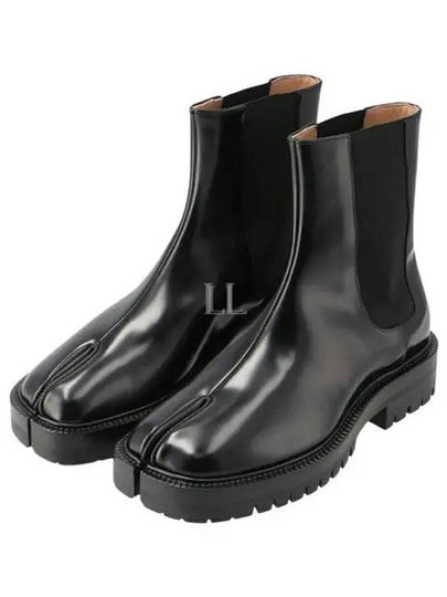 Tabi County Leather Chelsea Boots Black - MAISON MARGIELA - BALAAN 2