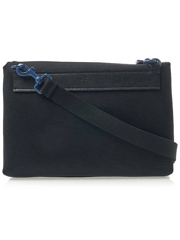 V Logo Fabric Cross Bag Navy Black - VALENTINO - BALAAN 4