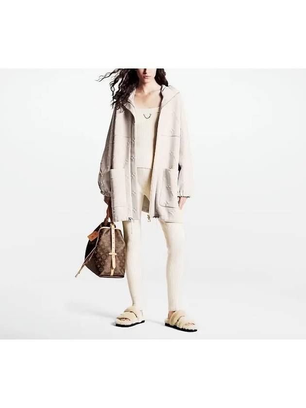 3D Monogram Hooded Jacket Light Beige 1AC0WQ - LOUIS VUITTON - BALAAN 2