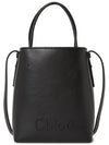 Sense Micro Calfskin Tote Bag Black - CHLOE - BALAAN 2