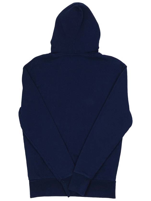 Tricolor Fox Patch Classic Hoodie Navy - MAISON KITSUNE - BALAAN 3