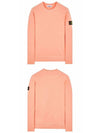 Wappen Patch Crew Neck Sweatshirt Peach - STONE ISLAND - BALAAN 5