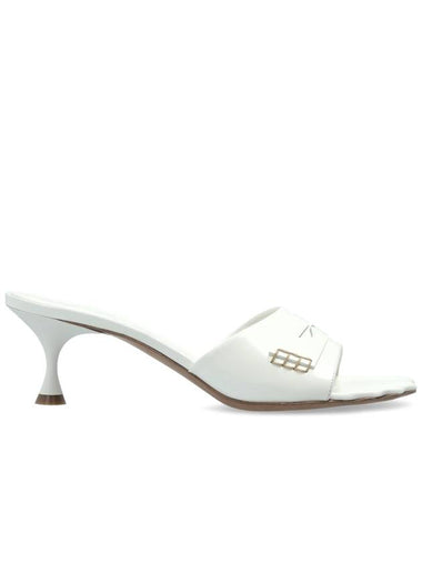 Marni Heeled Sandals, Women's, White - MARNI - BALAAN 1