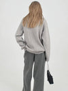 Modal Knit Half Zip up Gray - CHANCE'S NOI - BALAAN 3