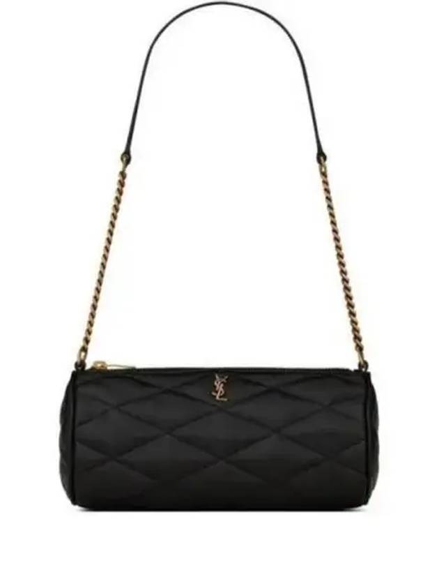 Tube Quilting Small Shoulder Bag Black - SAINT LAURENT - BALAAN 2