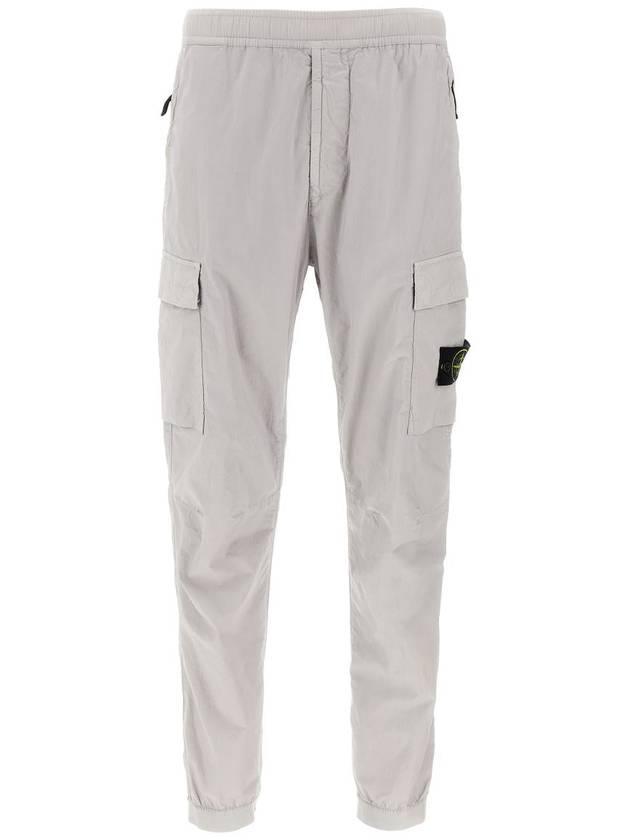 Stone Island Logo Patch Cargo Pants - STONE ISLAND - BALAAN 1