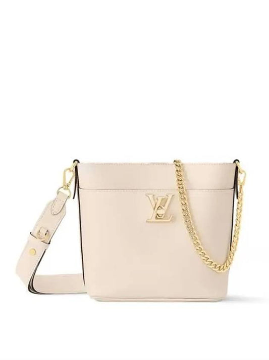 Lock And Walk Lock Me Leather Shoulder Bag Ivory - LOUIS VUITTON - BALAAN 2