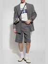 Wool Cashmere Formal Jacket Light Grey - GUCCI - BALAAN 3