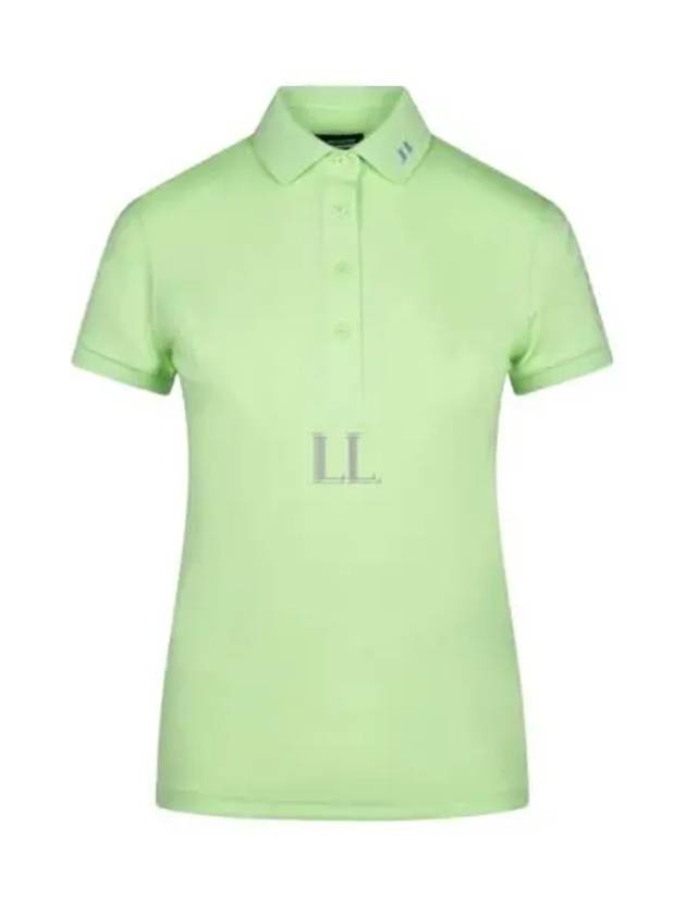 Tour Tech Short Sleeve Polo Shirt Patina Green - J.LINDEBERG - BALAAN 2