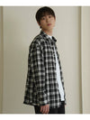 Overfit tartan check shirt Black - THE GREEN LAB - BALAAN 6