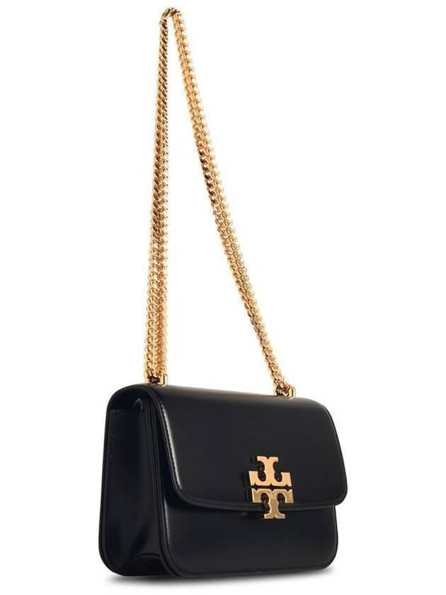 Tory Burch 'Eleanor' Black Leather Crossbody Bag - TORY BURCH - BALAAN 2