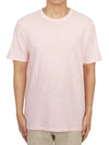 Men's Essential Cosmos Short Sleeve T-Shirt Pink - THEORY - BALAAN 1