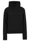 MAESTRO logo embroidery brushed hoodie black 2399260233 005 - MAX MARA - BALAAN 1