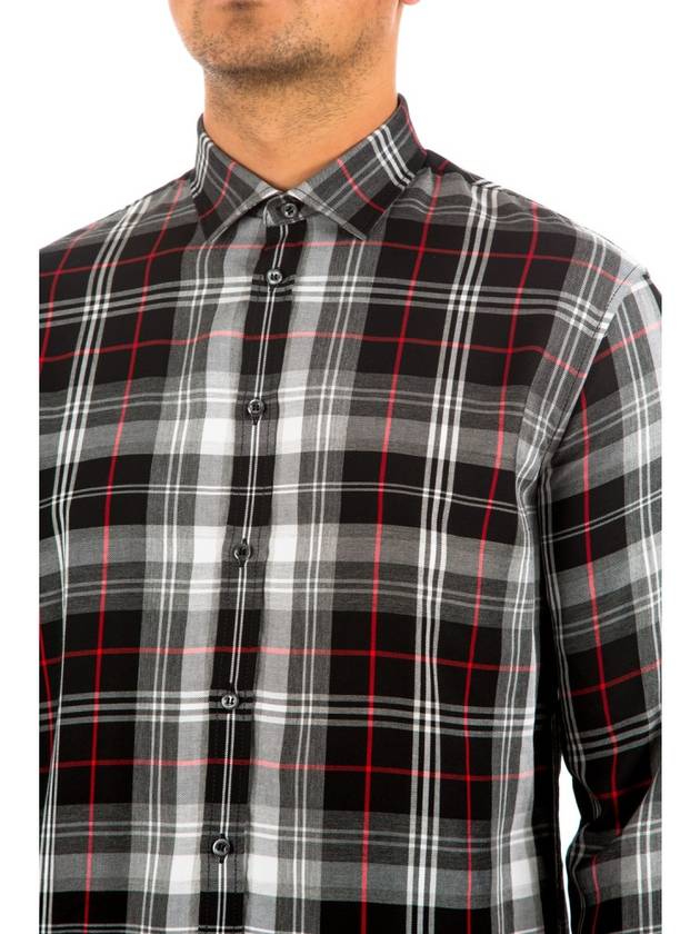 SS Viscose Flannel Check Shirt - DSQUARED2 - BALAAN 8