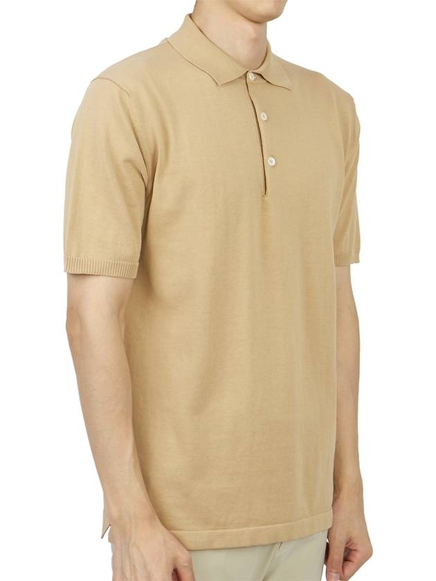 PK shirt camel POLO SHORT CAMEL - ANDERSEN-ANDERSEN - BALAAN 4