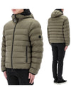 Arroux Short Down Jacket Olive Green - MONCLER - BALAAN 2