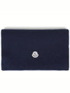 logo patch muffler navy - MONCLER - BALAAN 3