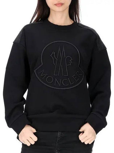 Felpa logo 8G00042 899U5 999 Brushed lining sweatshirt _ 992501 - MONCLER - BALAAN 1