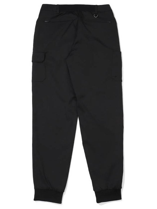 Slim Cargo Jogger Pants BLACK WOMAN - MALBON GOLF - BALAAN 2